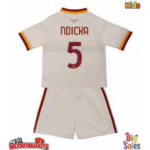 AS Roma Evan Ndicka #5 Replica Away Stadium Kit for Kids 2026-27 Short Sleeve (+ pants)
